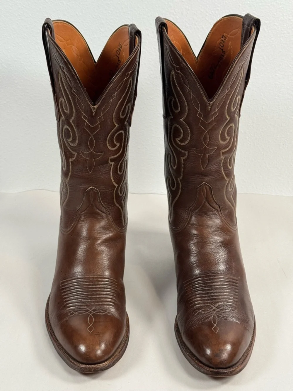 Lucchese San Antonio Men’s Vintage Cowboy Boots Size 10.5 D #6472 Made In USA - Picture 3 of 16